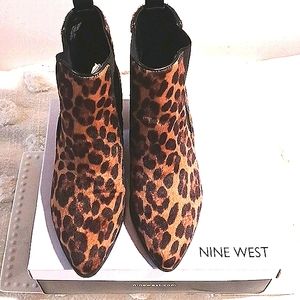 Stunning! NINE WEST  Leopard Print Boot 🐆 10M. *New*
